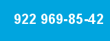 922 969-85-42 922 969-85-42